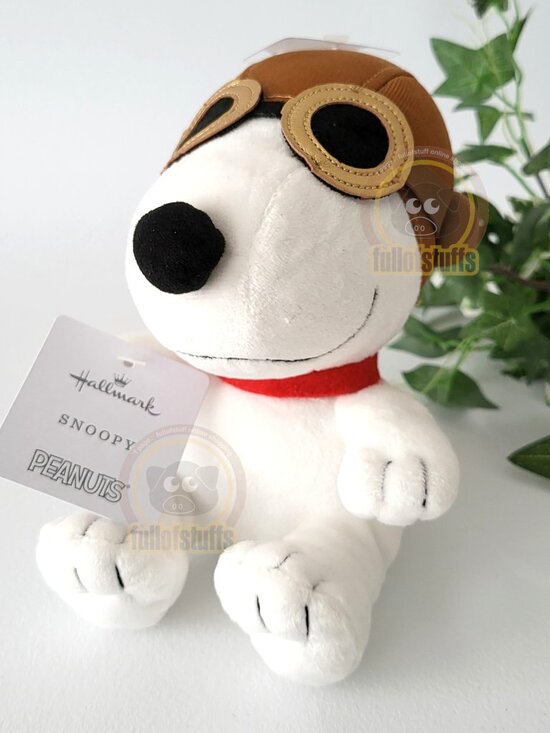 Brand NEW Hallmark Peanuts Flying Ace Snoopy Plush Toy - Picture 1 of 4